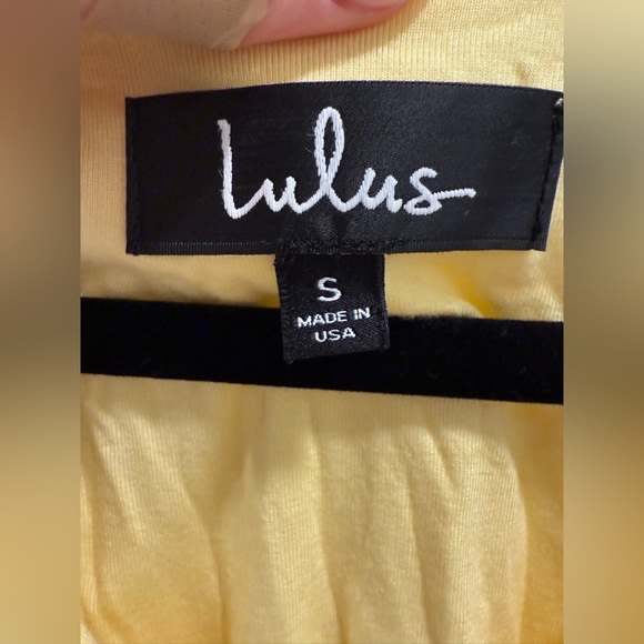 Lulus Feel Like Dancing Yellow Crop Top - Picture 6 of 7